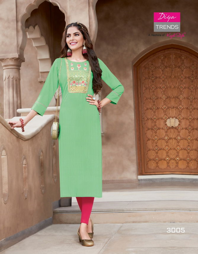 Fashion Story 3 New Fancy Ethnic Wear  Embroidery Kurti Collection